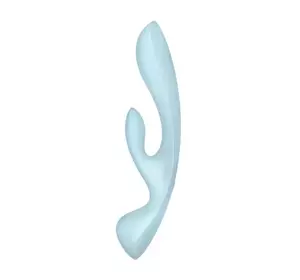 SATISFYER TRIPLE OH MULTIFUNKTIONALER VIBRATOR FÜT PAARE LIGHT BLUE