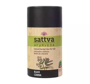 SATTVA AYURVEDA HENNA NATÜRLICHES PFLANZLICHES HAARFÄRBEMITTEL SCHWARZ 150G