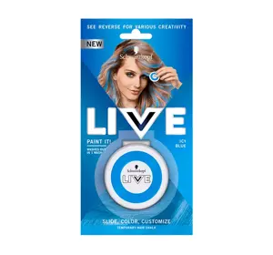 SCHWARZKOPF LIVE PAINT IT ABWASCHBARE HAARKREIDE ICY BLUE