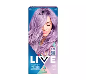 SCHWARZKOPF LIVE ULTRA BRIGHTS PRETTY PASTELS SEMIPERMANENTES HAARFÄRBEMITTEL L120 LILAC CRUSH