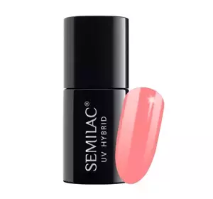 SEMILAC PASTELLS UV HYBRID NAGELLACK SALMON PINK 274