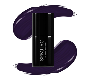 SEMILAC UV HYBRID NAGELLACK BLACK PURPLE 100