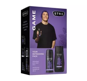 STR8 GAME DEODORANT SPRAY 150ML + GEL 250ML