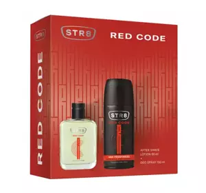 STR8 RED CODE AFTER SHAVE LOTION 50ML + DEODORANT 150ML SET