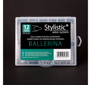 STYLISTIC DUAL FORM FÜR NAGELVERLÄNGERUNG BALLERINA 120 STÜCK