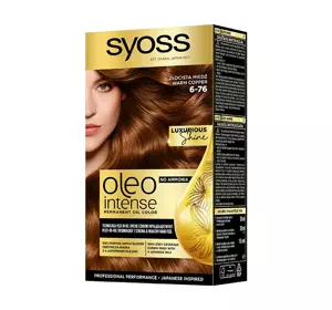 SYOSS OLEO INTENSE HAARFARBE OHNE AMMONIAK 6-76 GOLDKUPFER