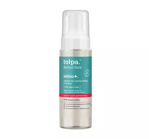 TOŁPA DERMO FACE SEBIO+ GESICHTSREINIGUNGSSCHAUM 2 SÄUREN AHA + LHA 150ML