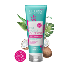 URBAN CARE PURE COCONUT&ALOE VERA HAARSHAMPOO 250ML