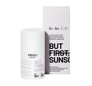 VEOLI BOTANICA BUT FIRST SUNSCREEN LEICHTE SCHUTZCREME GEGEN HAUTALTERUNG SPF 50+ 50ML