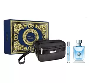 VERSACE POUR HOMME EDT SPRAY 100ML + 10ML + KOSMETIKTASCHE SET