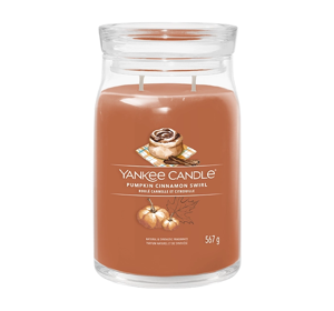 Yankee Candle Signature Große Duftkerze Pumpkin Cinnamon Swirl 567g