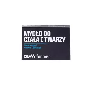 ZEW FOR MEN KÖRPER- UND GESICHTSSEIFE MIT HOLZKOHLE 85ML