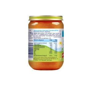 HiPP Bio Menü im Gläschen nach dem 7. Monat – Tomatensuppe mit Nudeln und Hähnchen 190g