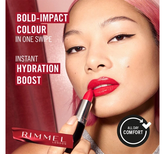 Kliknij na zdjęcie, aby je powiększyć Rimmel Lasting Finish Satin-Lippenstift 290 Sunset Rose 4g