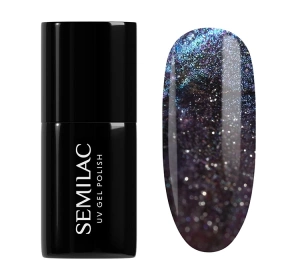 Semilac Galaxy Flash Hybrid-Nagellack 828 Grey Holo 7 ml