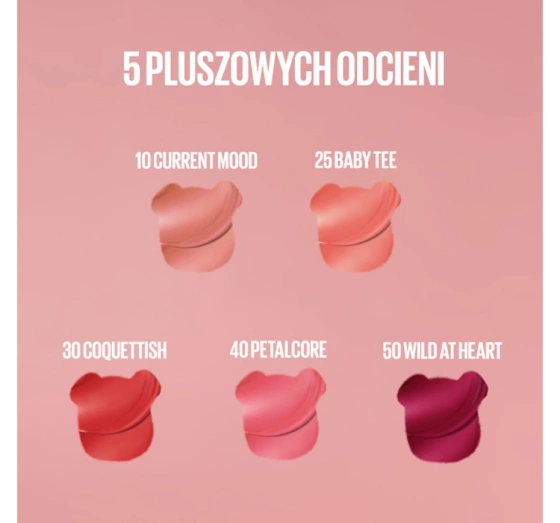 Kliknij na zdjęcie, aby je powiększyć Maybelline Super Stay Teddy Tint flüssiger Lippenstift 10 Current Mood 5ml