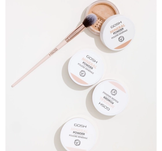 Kliknij na zdjęcie, aby je powiększyć GOSH MINERAL POWDER PUDER MATT IVORY 002