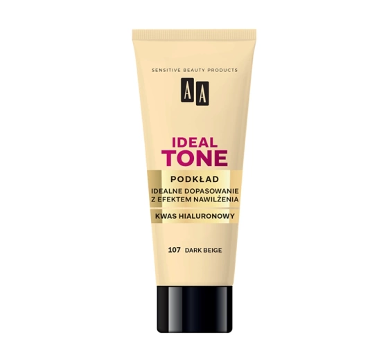 Kliknij na zdjęcie, aby je powiększyć AA IDEAL TONE FOUNDATION PERFEKTE ANPASSUNG 107 DARK BEIGE 30ML