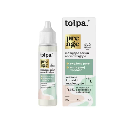 Kliknij na zdjęcie, aby je powiększyć TOŁPA PRE AGE MATTIERENDES UND NORMALISIERENDES SERUM 20ML