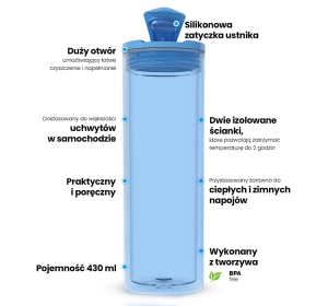 Dafi Self Thermobecher Wake Up!  0,43 l