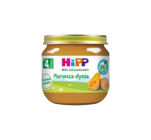 HIPP Bio Gemüsemenü nach dem 4. Monat – Erster Butternut-Kürbis 80g