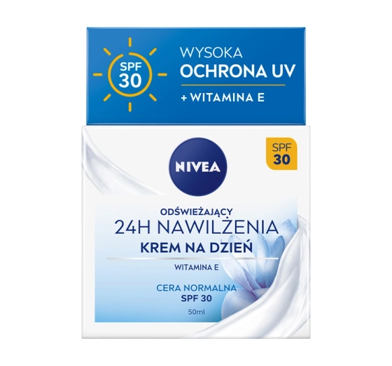 NIVEA 24h Feuchtigkeit Tagescreme mit SPF30 50ml