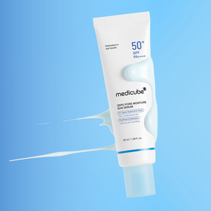 Medicube Zero Pore Moisture Sun Serum – feuchtigkeitsspendendes Gesichtsserum mit Lichtschutzfaktor SPF50+ PA++++, 50 ml