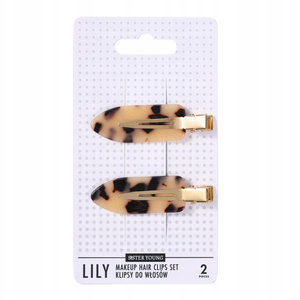 Sister Young Lily Haarspangen mit Leopardenmuster, 2 Stück