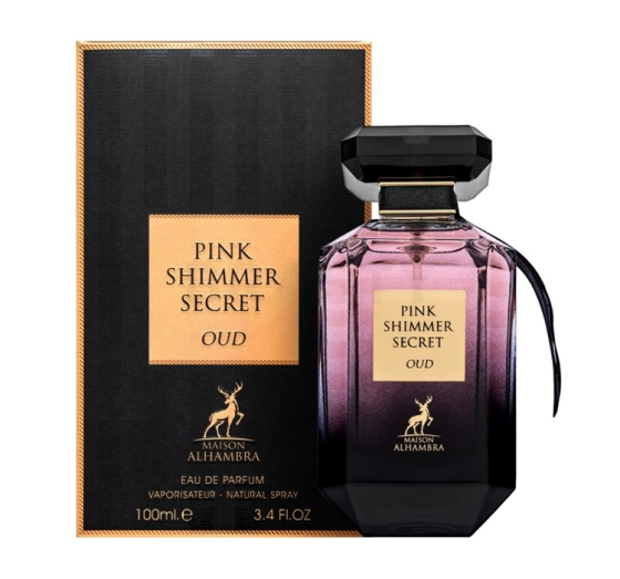 Kliknij na zdjęcie, aby je powiększyć Maison Alhambra Pink Shimmer Secret Oud Eau de Parfum Spray 100 ml