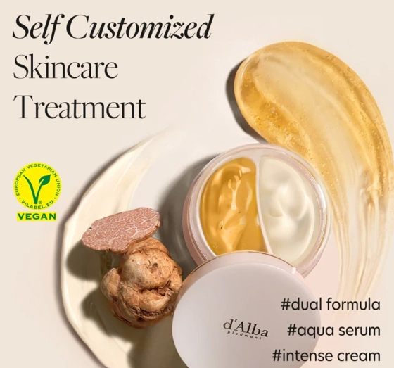 d'Alba White Truffle Feuchtigkeitsspendend-nährendes Creme-Serum für Gesicht 70 g