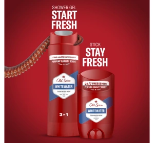 Old Spice Set Whitewater Gel 250ml + Deodorant Stick 50ml