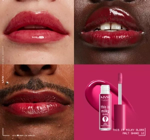 NYX Professional Makeup This Is Milky Lipgloss 12 Malt Shake 4 ml