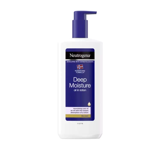 NEUTROGENA DEEP MOISTURE FEUCHTIGKEITSBALSAM MIT ÖL FÜR TROCKENE HAUT 400ML