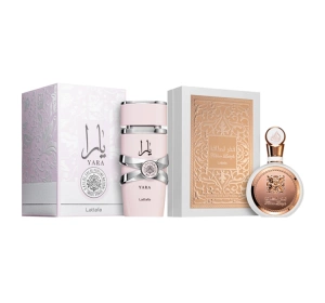 Lattafa Fakhar Woman Eau de Parfum Spray 100 ml + Yara Eau de Parfum Spray 100 ml