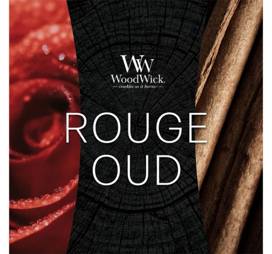 Kliknij na zdjęcie, aby je powiększyć Woodwick Medium Jar Candle Duftkerze Rouge Oud 275 g