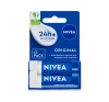 NIVEA Pflegender Lippenbalsam Original 2 x 4,8g
