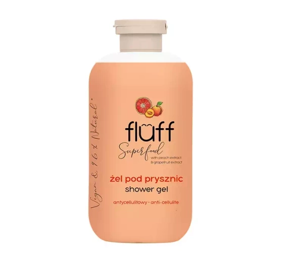 FLUFF SUPERFOOD ANTI CELLULITE DUSCHGEL PFIRSICH GRAPEFRUIT 500ML
