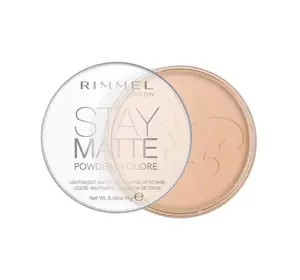 RIMMEL STAY MATTE MATTIERENDES PUDER MIT MINERALIEN SILKY BEIGE 005