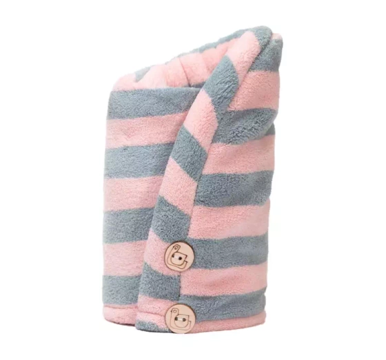 Trust My Sister Mikrofaser-Haartuch rosa-grau