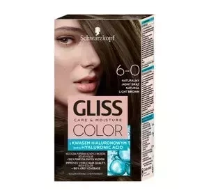GLISS CARE & MOISTURE COLOR HAARFARBE MIT HYALURONSÄURE 6-0