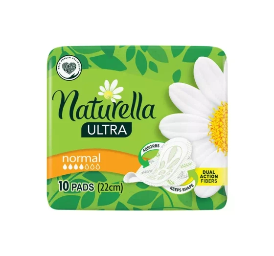NATURELLA ULTRA NORMAL 22 CM HYGIENEBINDEN MIT FLÜGELN 10 STÜCK