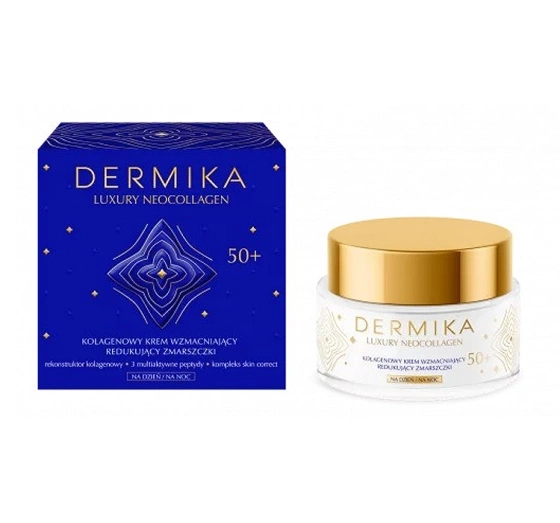 Dermika Luxury Neocollagen Kollagenstärkende Anti-Falten-Tages- und Nachtcreme 50+ 50 ml