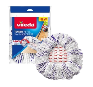 Vileda Turbo 3in1 Microfibre Refill Ersatz-Moppkopf 1 Stück