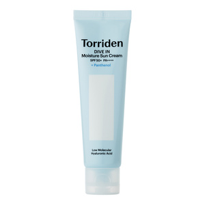 Torriden Dive In Watery Moisture Sun Cream + Panthenol – beruhigende Gesichtscreme mit Lichtschutzfaktor SPF50+ PA++++, 60 ml