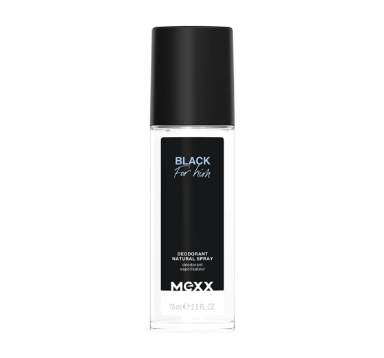 Kliknij na zdjęcie, aby je powiększyć MEXX BLACK MAN DEODORANT NATURAL SPRAY 75ML