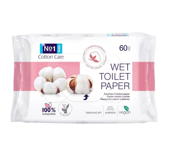 Bella Cotton Care Nasses Toilettenpapier 60 Stück