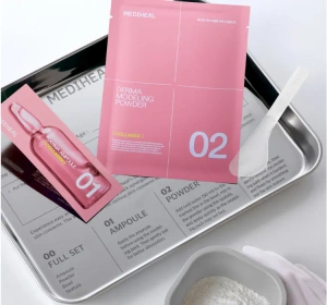 Mediheal Derma Modeling Pack Collagen Firming Gesichtspflege-Set Algenmaske 28 g + Serum 2 ml