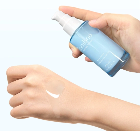 Kliknij na zdjęcie, aby je powiększyć Bergamo Bamboo Soothing Serum – beruhigendes und kühlendes Serum mit Bambus, 50 ml