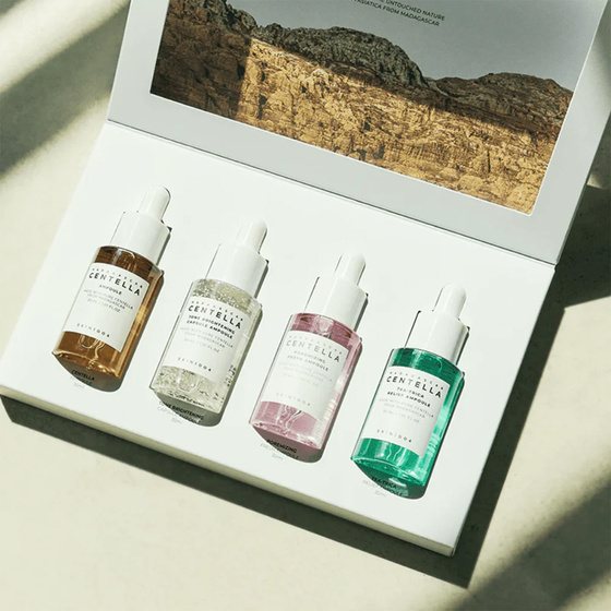 Skin1004 Madagascar Centella Ampoule Kit – Gesichtsserum-Set 4 x 30 ml