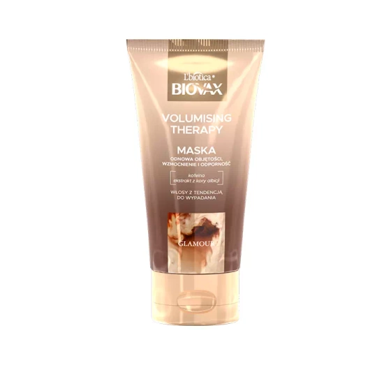 Kliknij na zdjęcie, aby je powiększyć BIOVAX GLAMOUR VOLUMISING THERAPY HAARMASKE 150ML